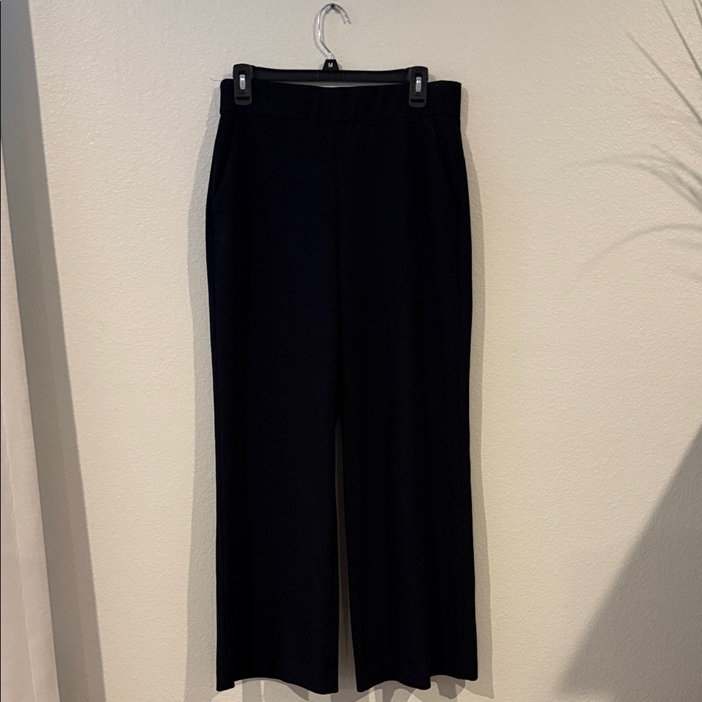 White House Black Market Elegant Black Wide Leg Pants